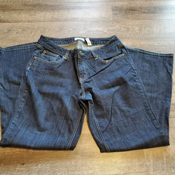 Venezia Plus Size 16 Dark Blue Wash Jeans Bootcut Women's - Picture 2 of 14